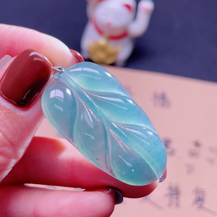翡翠吊坠(不含链)银S925镶嵌