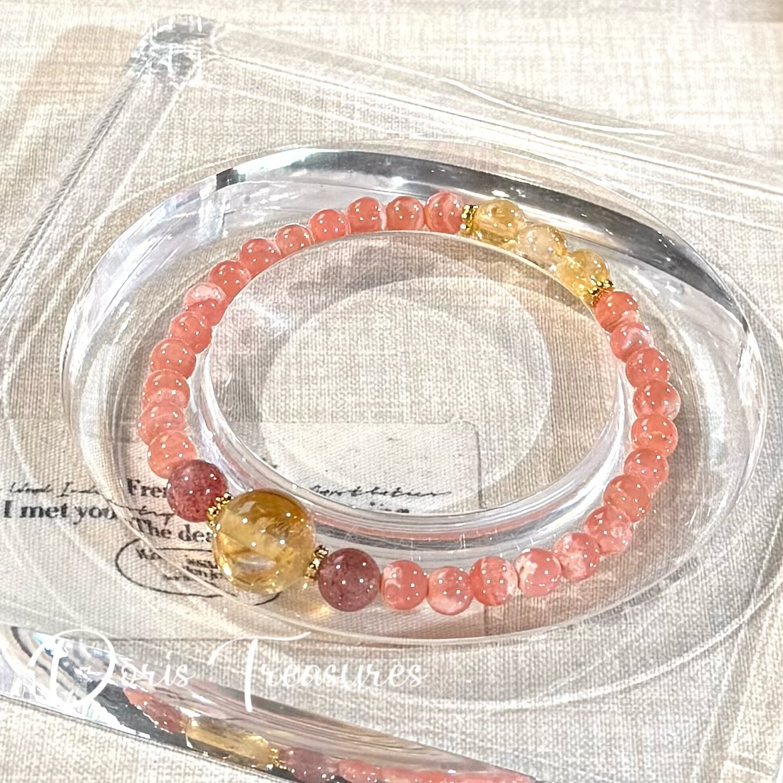 【五花肉赤瞳】手链 精致气质多样性发一颜色微差