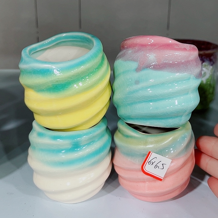 多肉陶瓷花盆满10元包邮