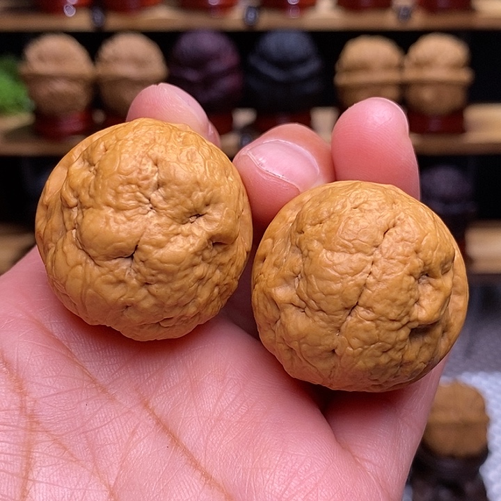 文玩核桃把件肌肉达摩7