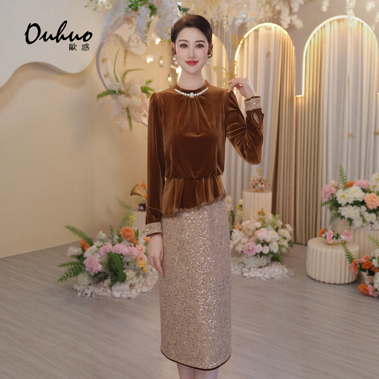 【沐涵定制】2025年秋冬新款连衣裙OHDRI12052