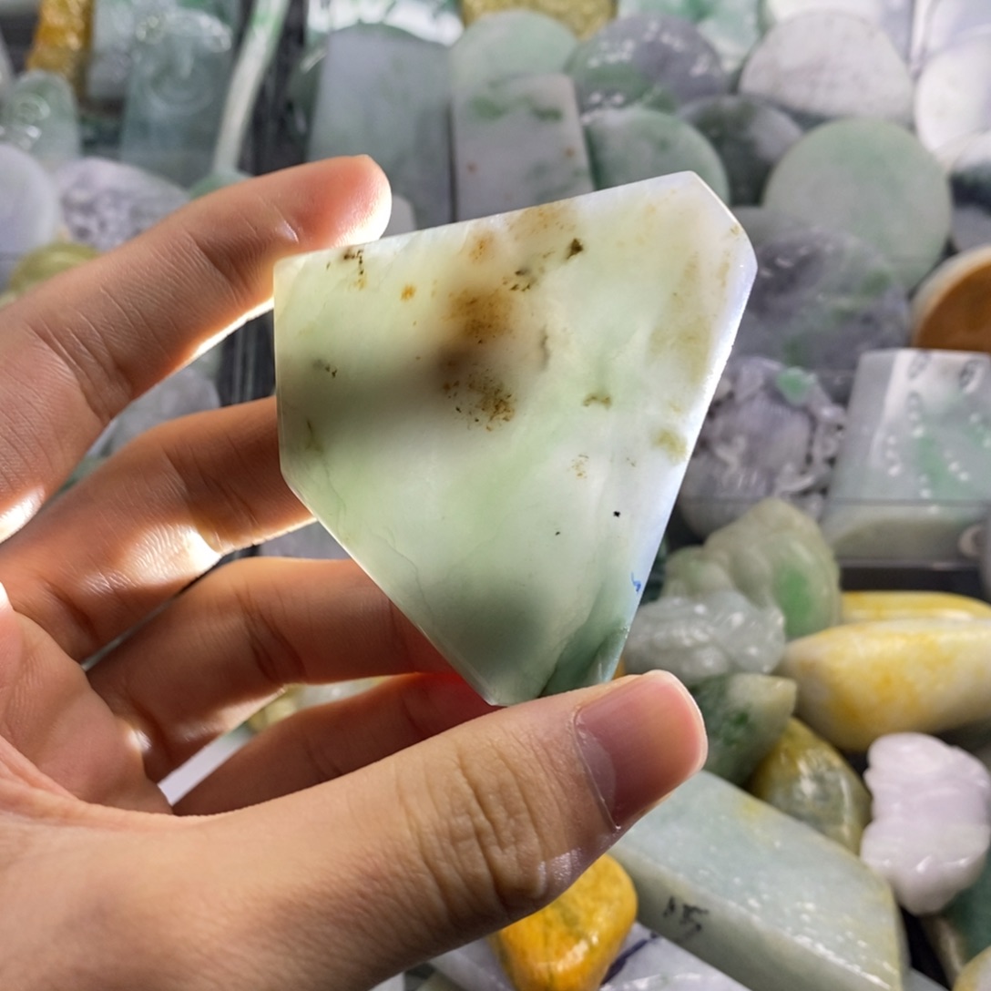 翡翠散珠翡翠a货007