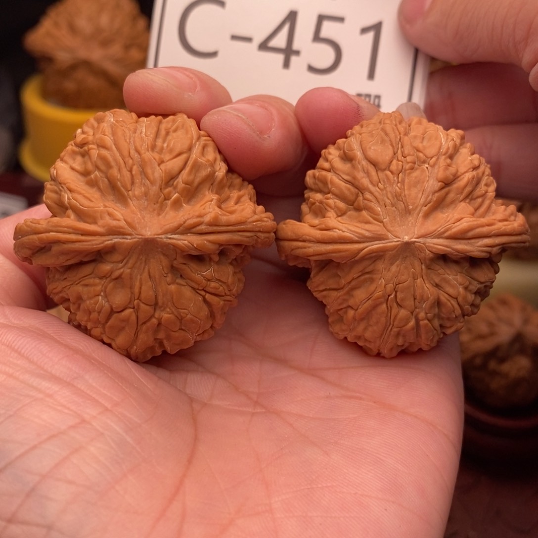 文玩核桃把件磨盘42