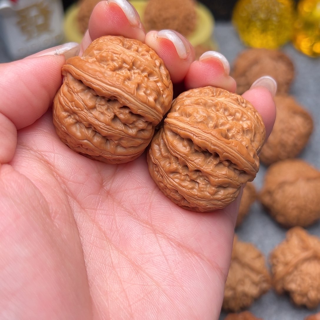 把件文玩核桃无**唱元宝36全品