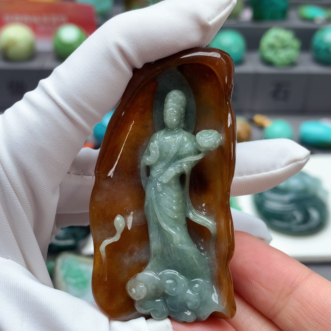 翡翠颈饰未镶嵌其他