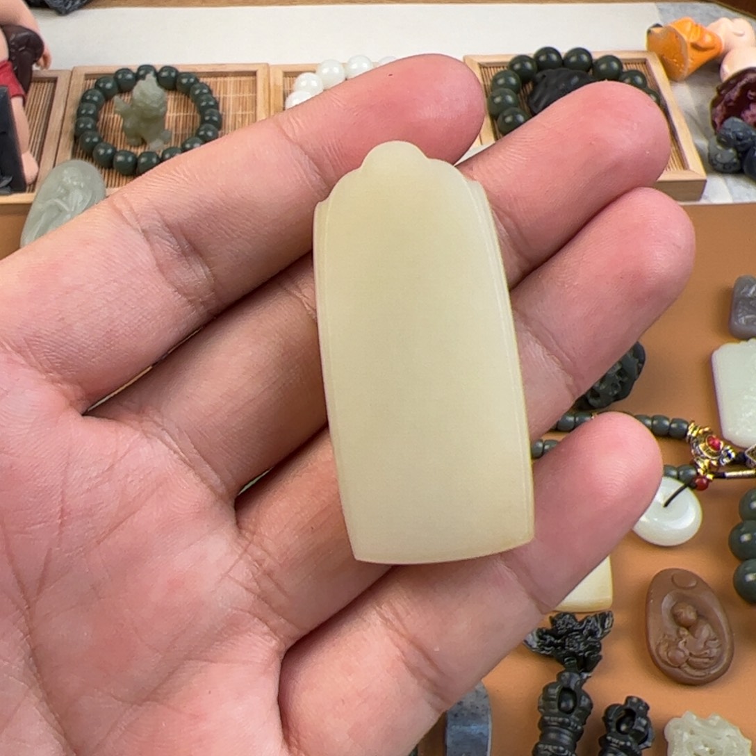 和田玉手链未镶嵌踏*河