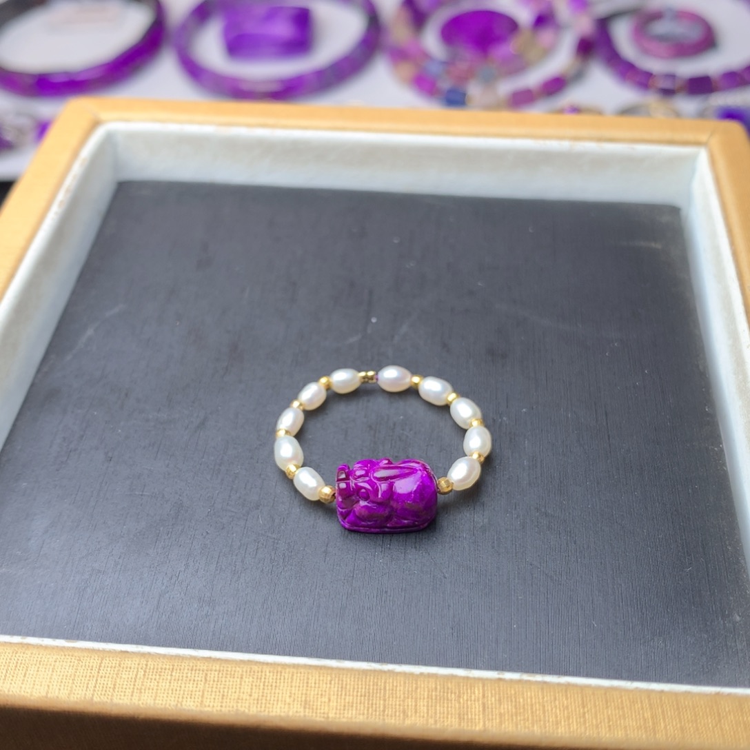 苏纪石（舒俱来）未镶嵌戒指