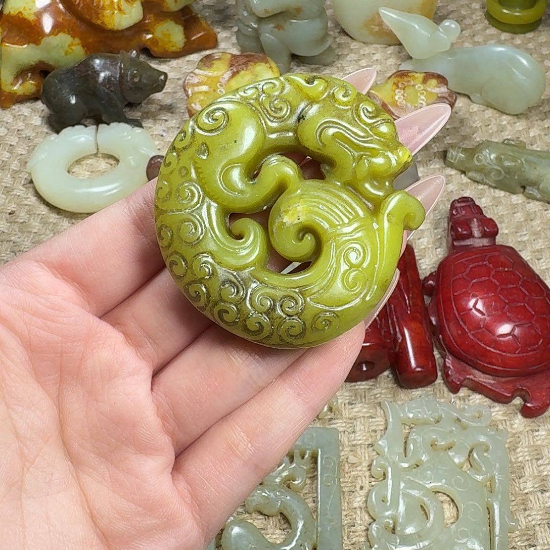 白玉菩提吊坠挂件