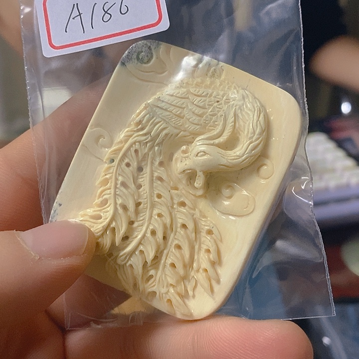 天然猛犸牙雕刻残次品