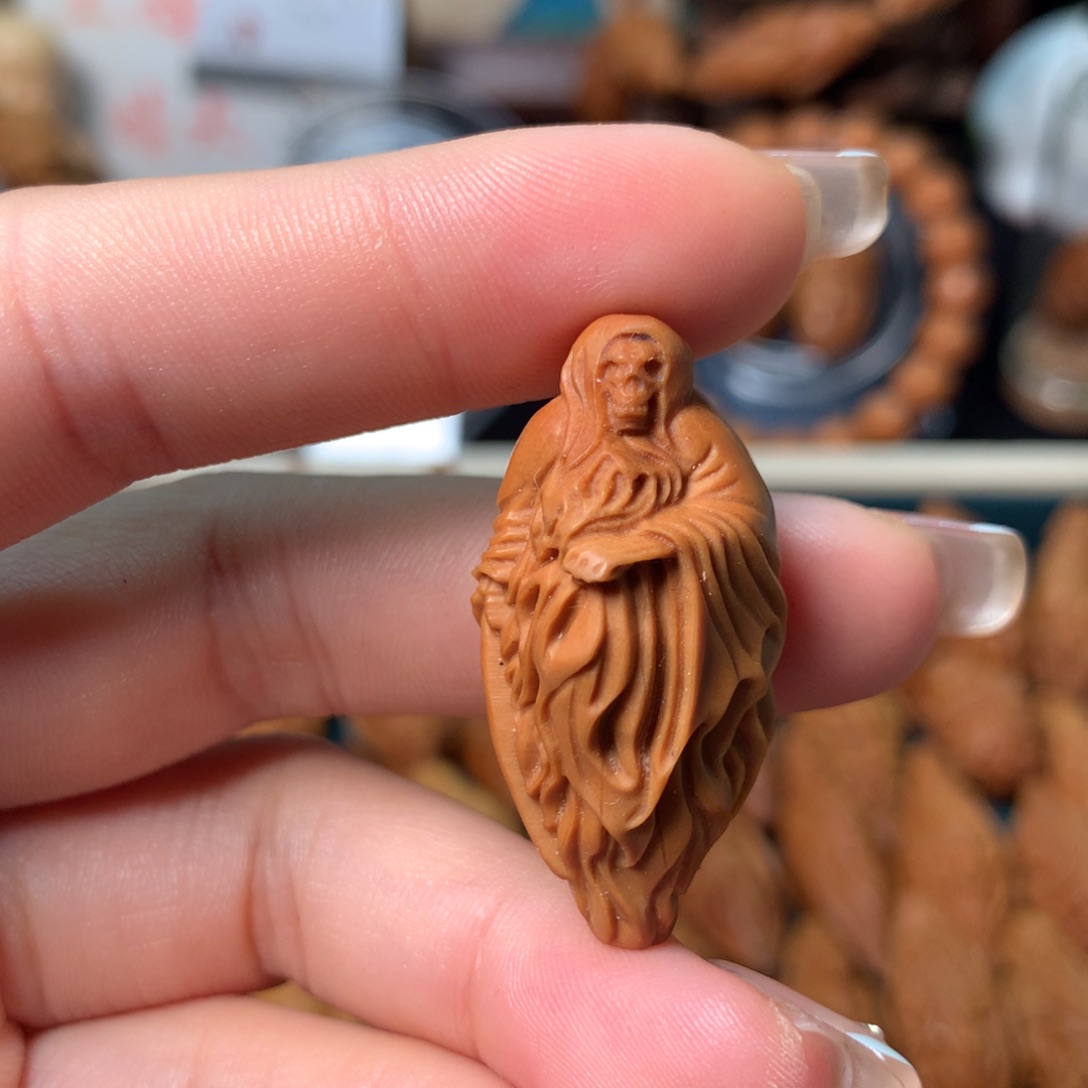 橄榄核把件橄榄核死神