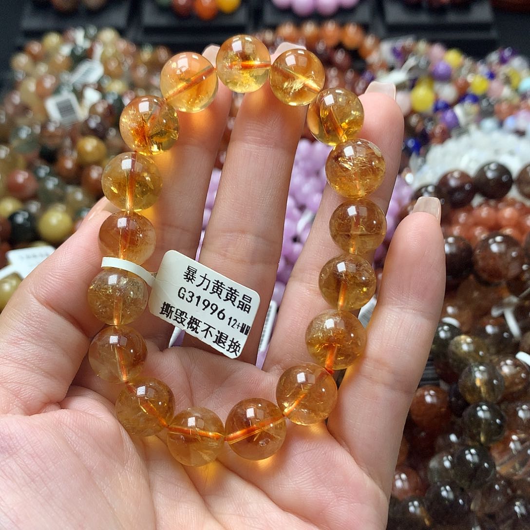 水晶手链未镶嵌，