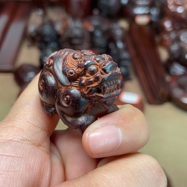 檀香紫檀（小叶紫檀）印度小叶紫檀（貔貅吊坠）