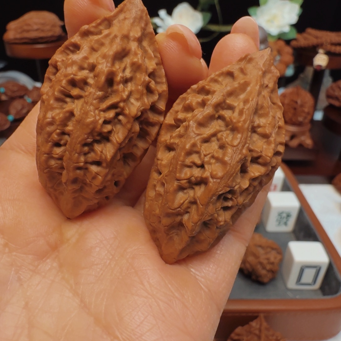 吊坠文玩核桃小柳叶