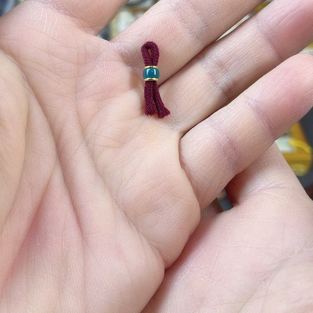 绿松石线束4.4mm18K金镶嵌