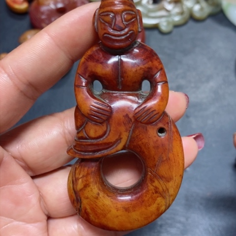 紫金钵盂菩提吊坠