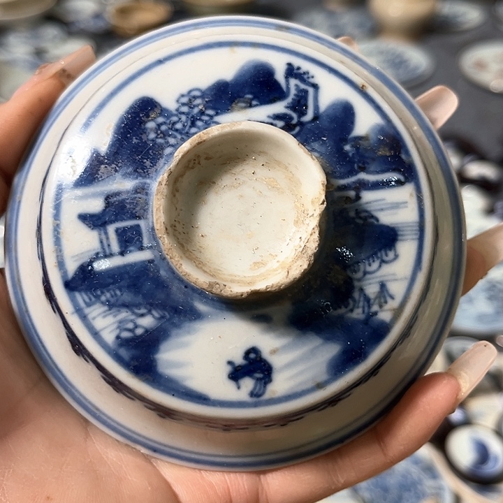 瓷片瓷片茶托喝茶不错