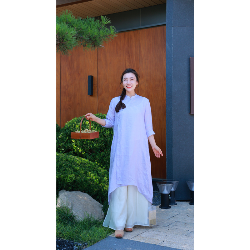 【2025门店同款】开衫连衣裙（21707142-暮山紫）