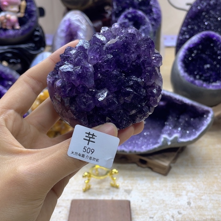 未镶嵌珠宝半成品紫晶