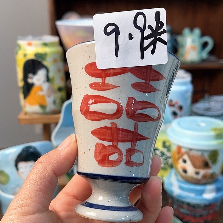 陶景德镇釉下手绘陶瓷  