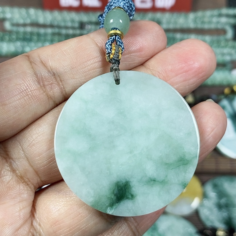 【闪购商品】翡翠颈饰未镶嵌玉吊坠翡翠玉无事牌小款