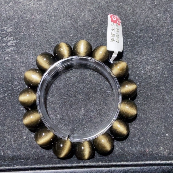 黑曜岩手串未镶嵌用****6