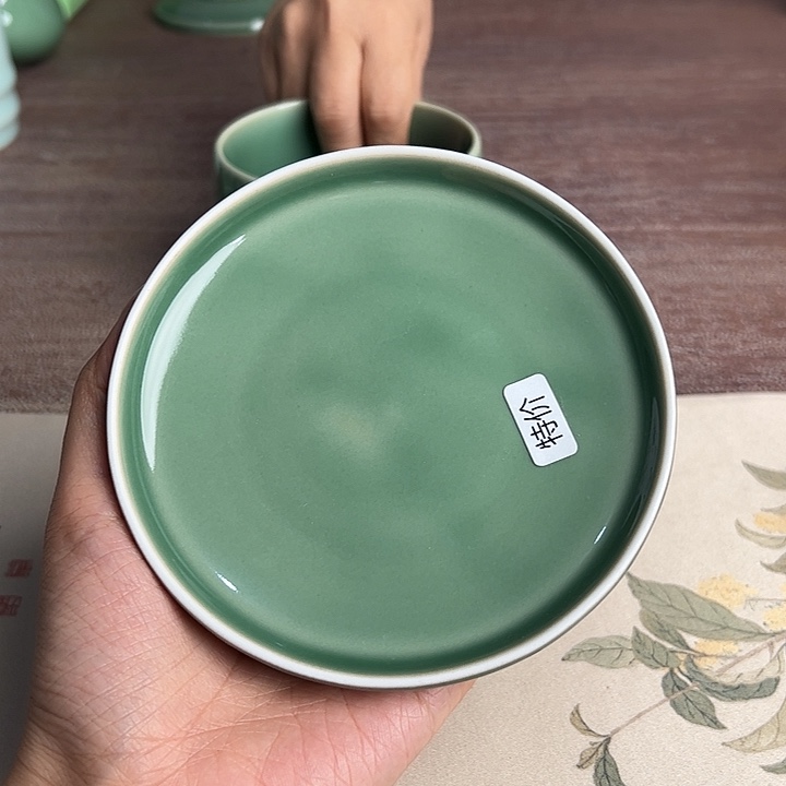 龙泉云间青瓷小米茶器