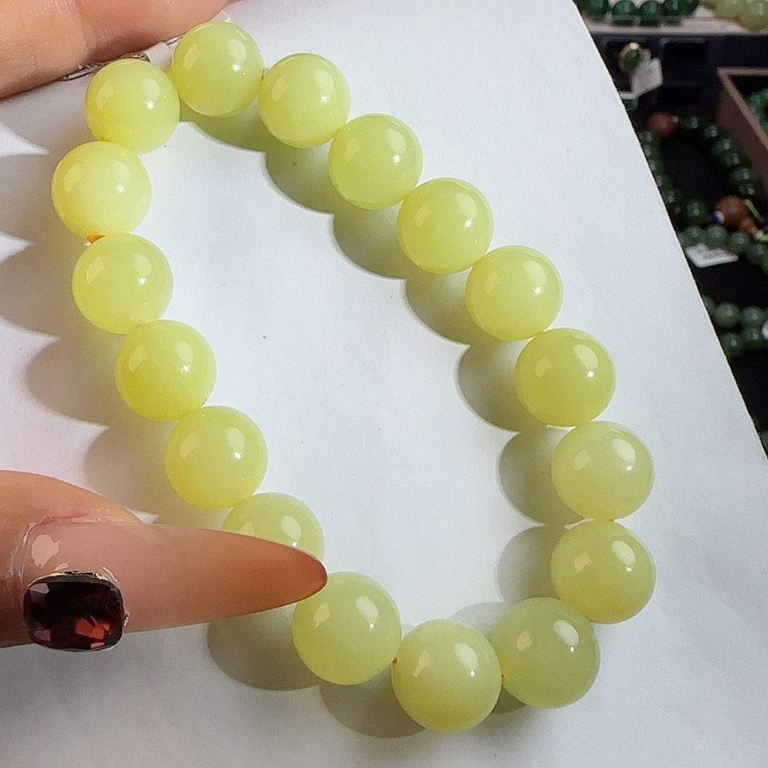 和田玉手串未镶嵌