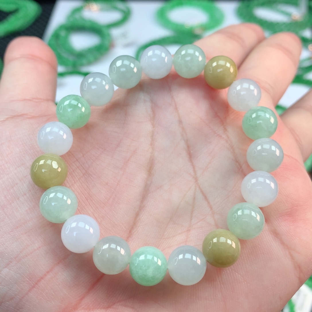 翡翠手链未镶嵌翡翠