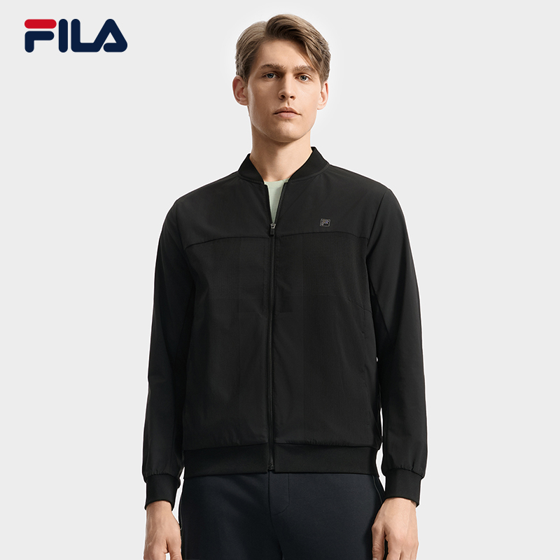 Fila/斐乐【商务通勤】2025年秋季新款男户外运动百搭梭织上衣外套