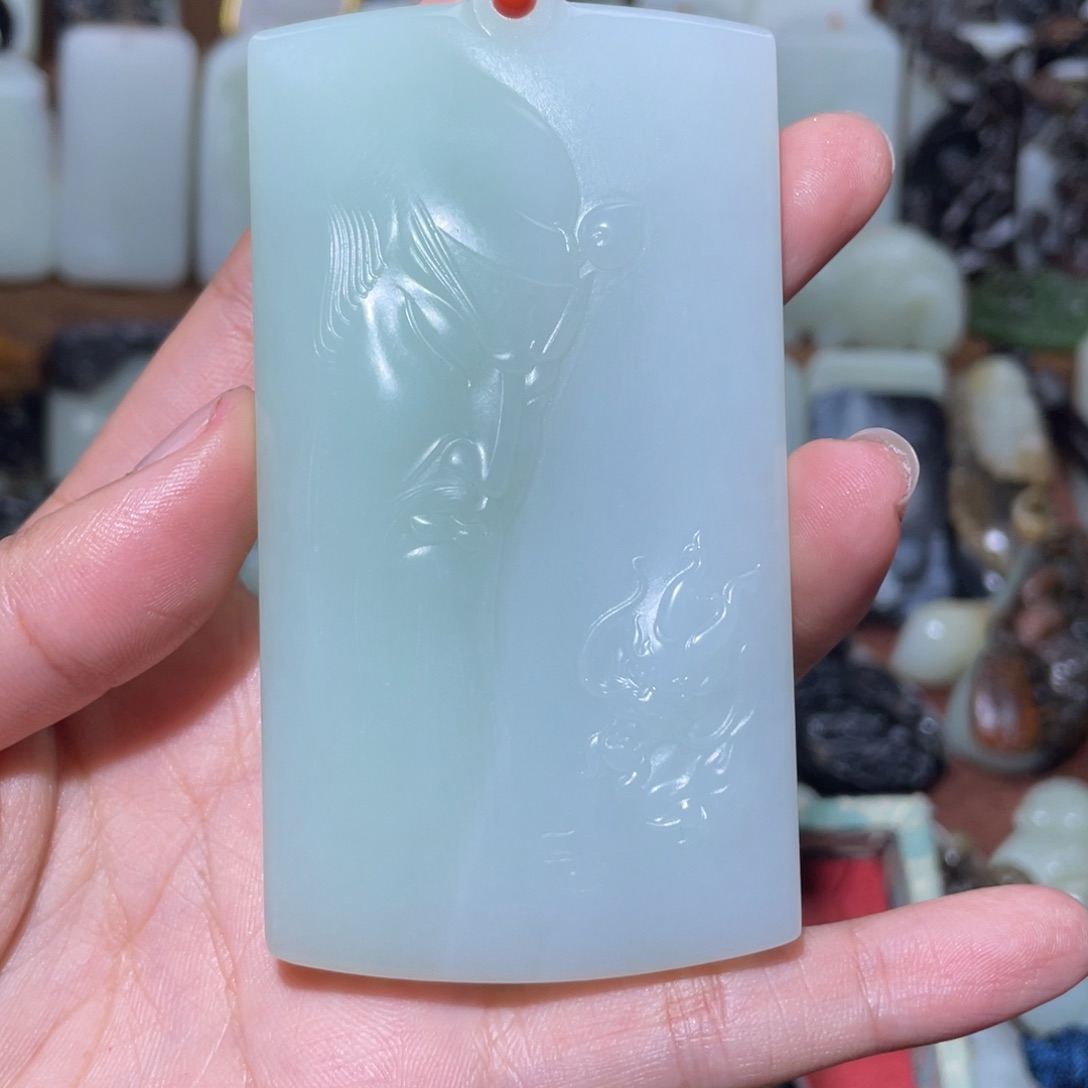 和田玉颈饰未镶嵌南*园