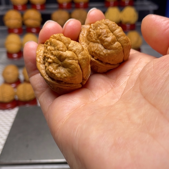 文玩核桃把件5羊头蟾