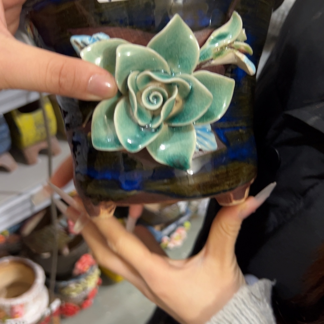 满20米飞秒退拉黑多肉花盆