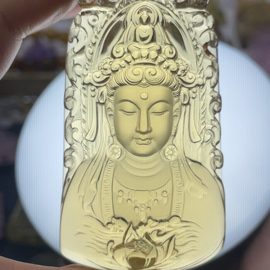 未镶嵌颈饰水晶定制