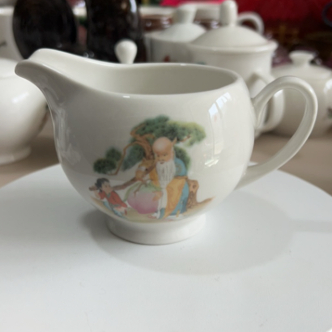 陶瓷制品寿星公道杯