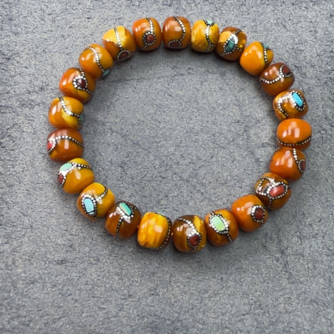 蜜蜡未镶嵌吊坠(不含链)