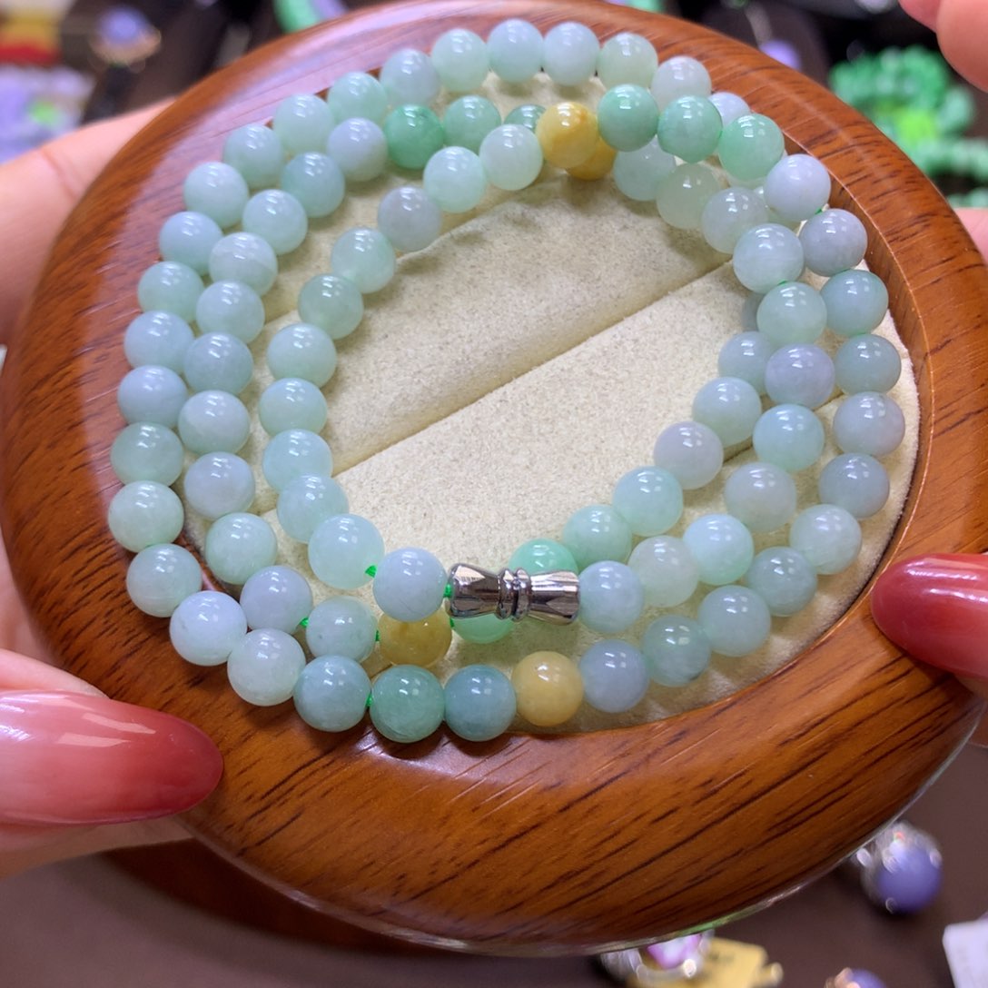 【闪购商品】翡翠颈饰未镶嵌若**梅翡翠