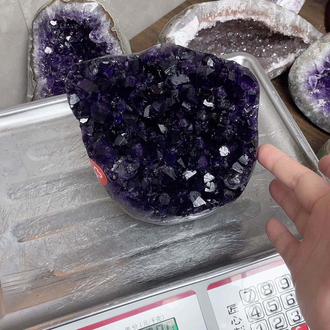 未镶嵌紫晶大型摆件（非配饰）吖*