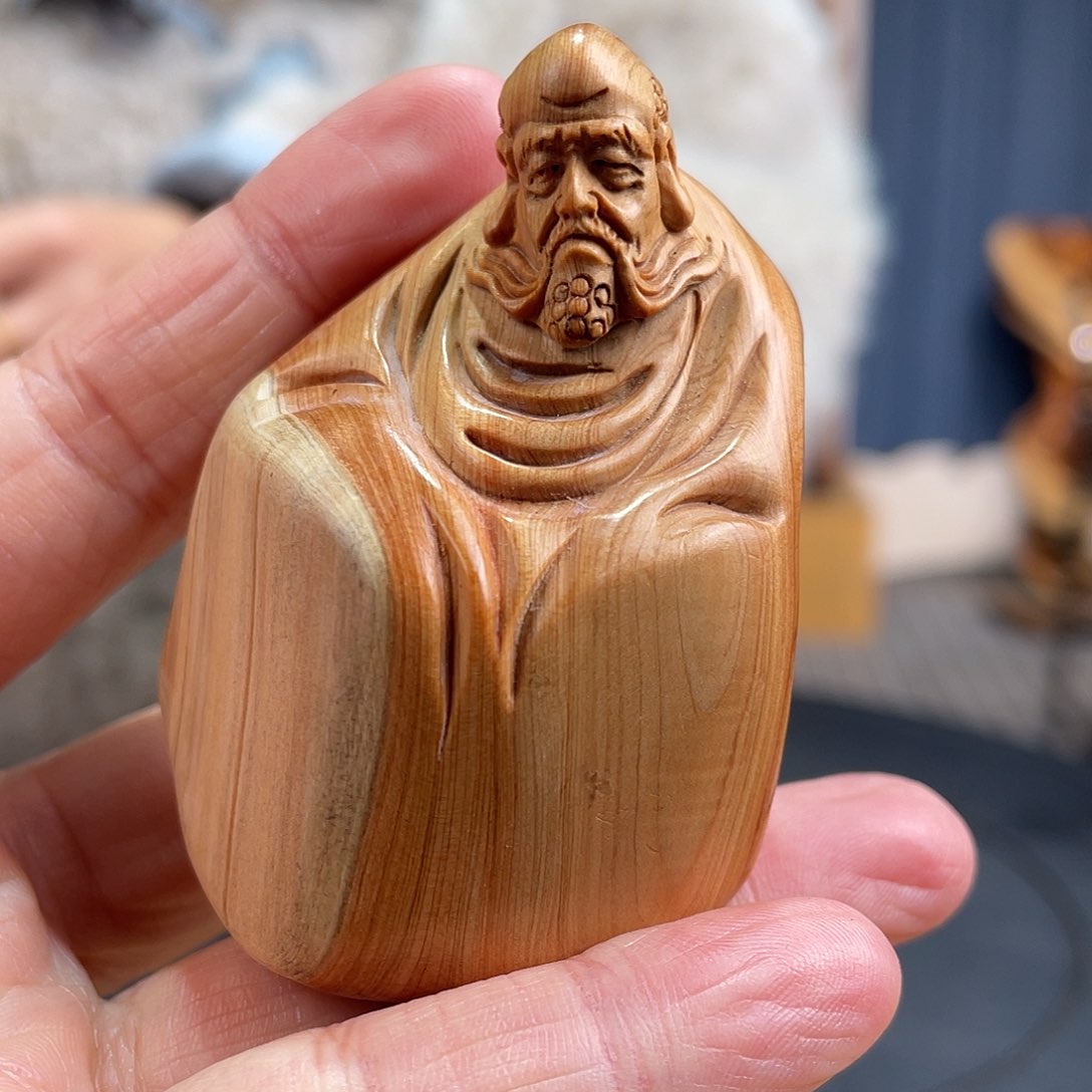 柏木（崖柏）手把件