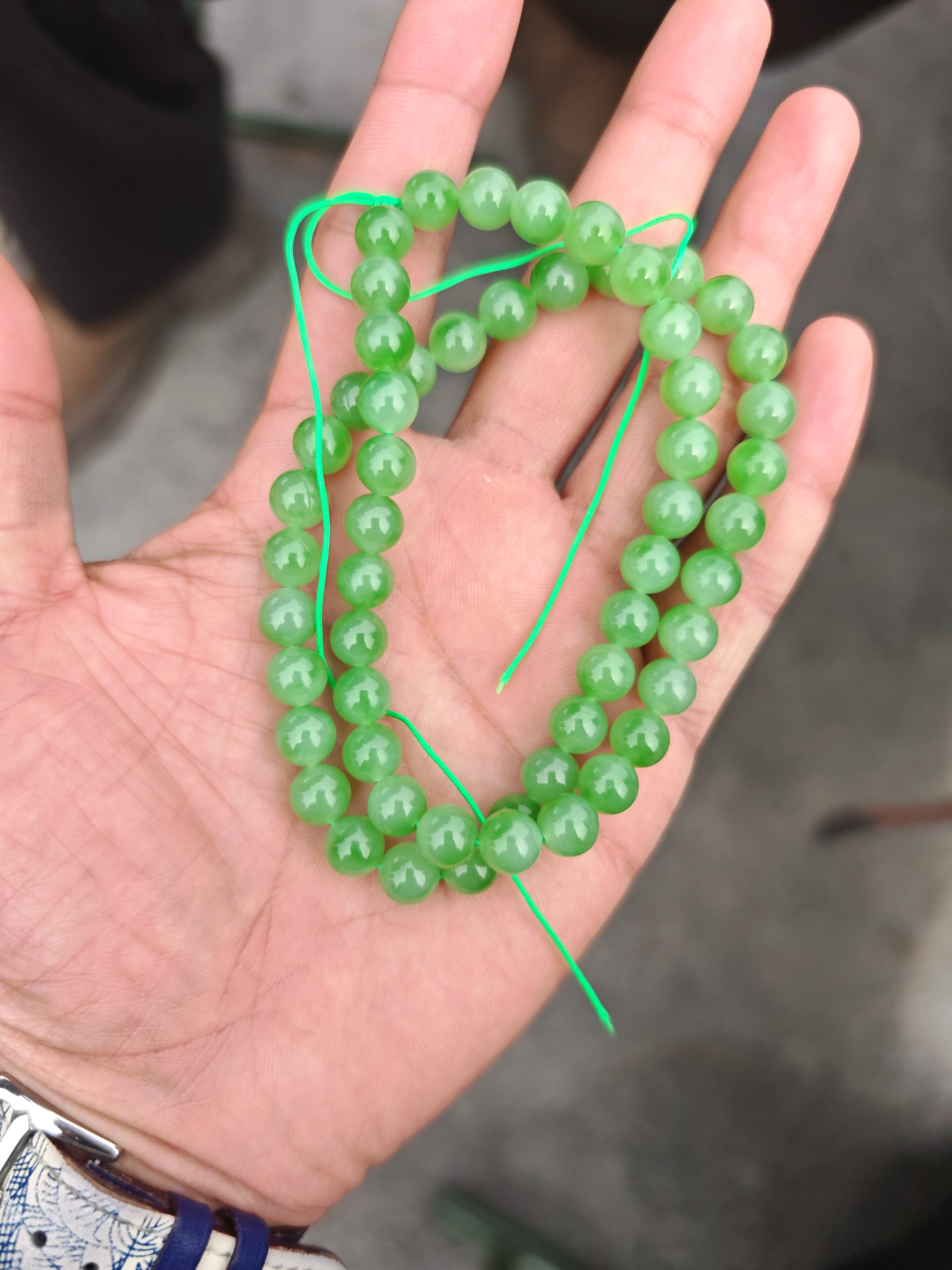 和田玉手串高端奢华款