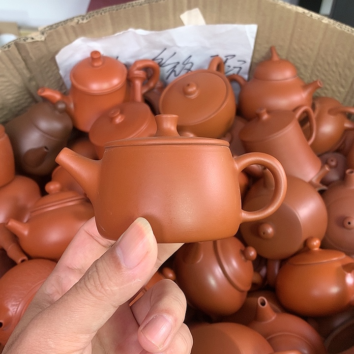 茶壶紫砂原矿朱泥茶壶茶具家用90
