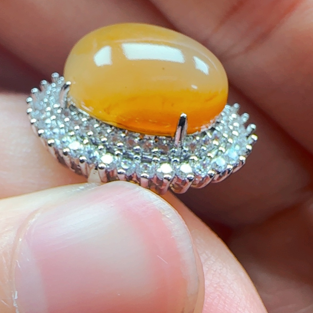 石英质玉（黄龙玉）未镶嵌1ヘ***ㄣ