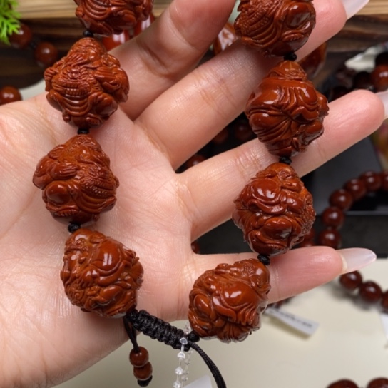 橄榄核手串实***。橄榄核手串