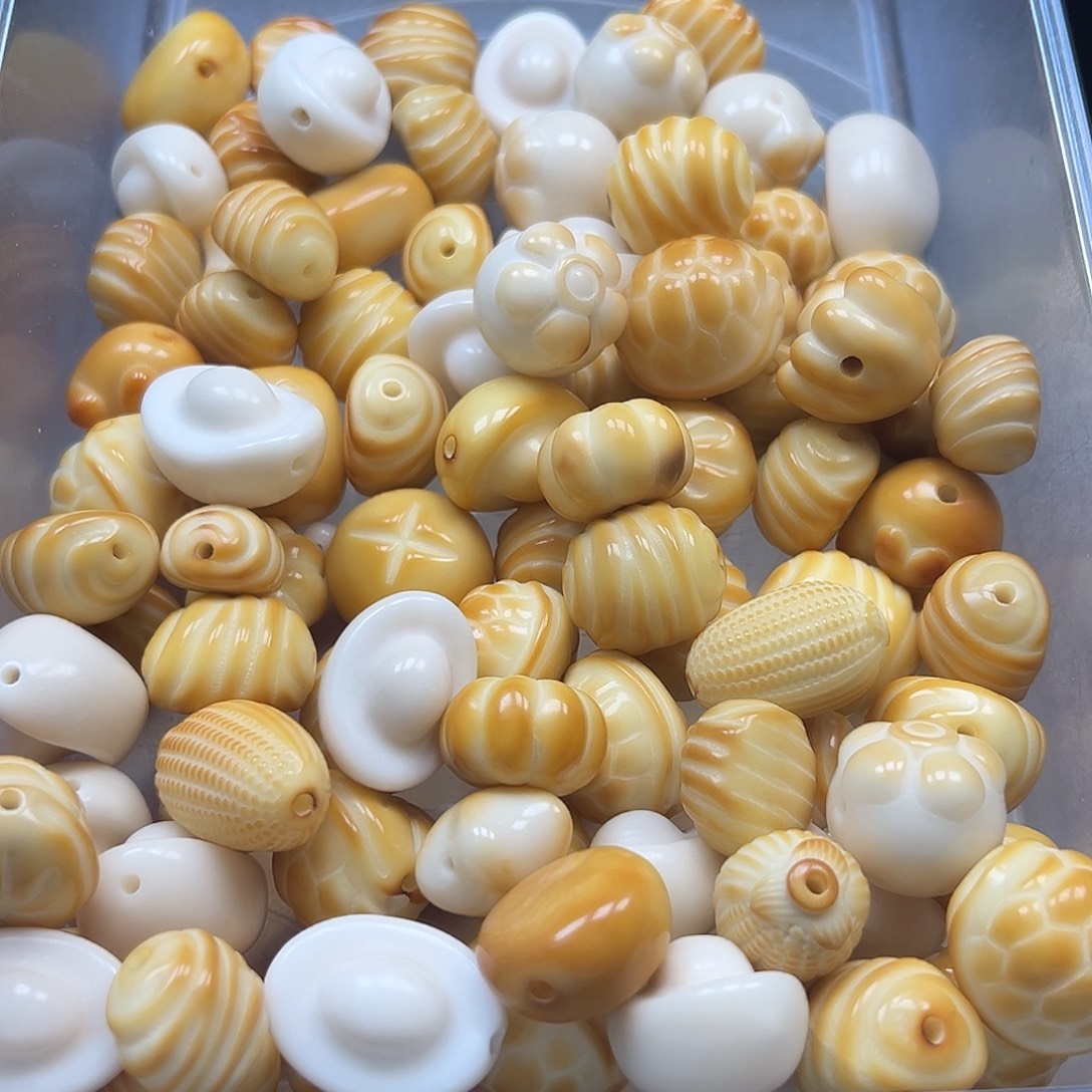 手串菩提根/象牙果微瑕牙果91颗有裂不售后