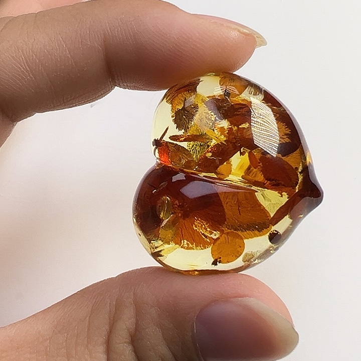 琥珀（花珀）未镶嵌颈饰