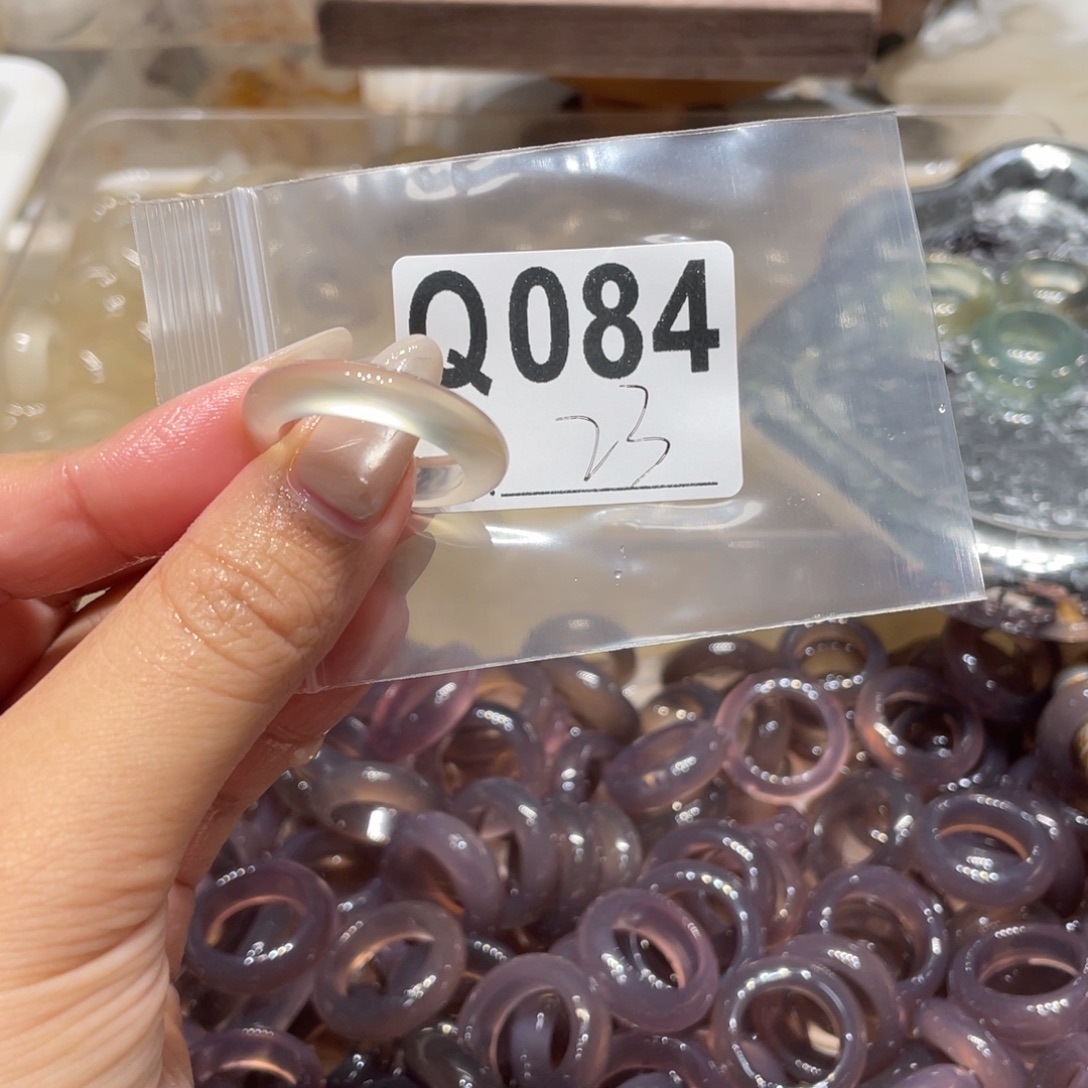 玛瑙/玉髓未镶嵌戒指084