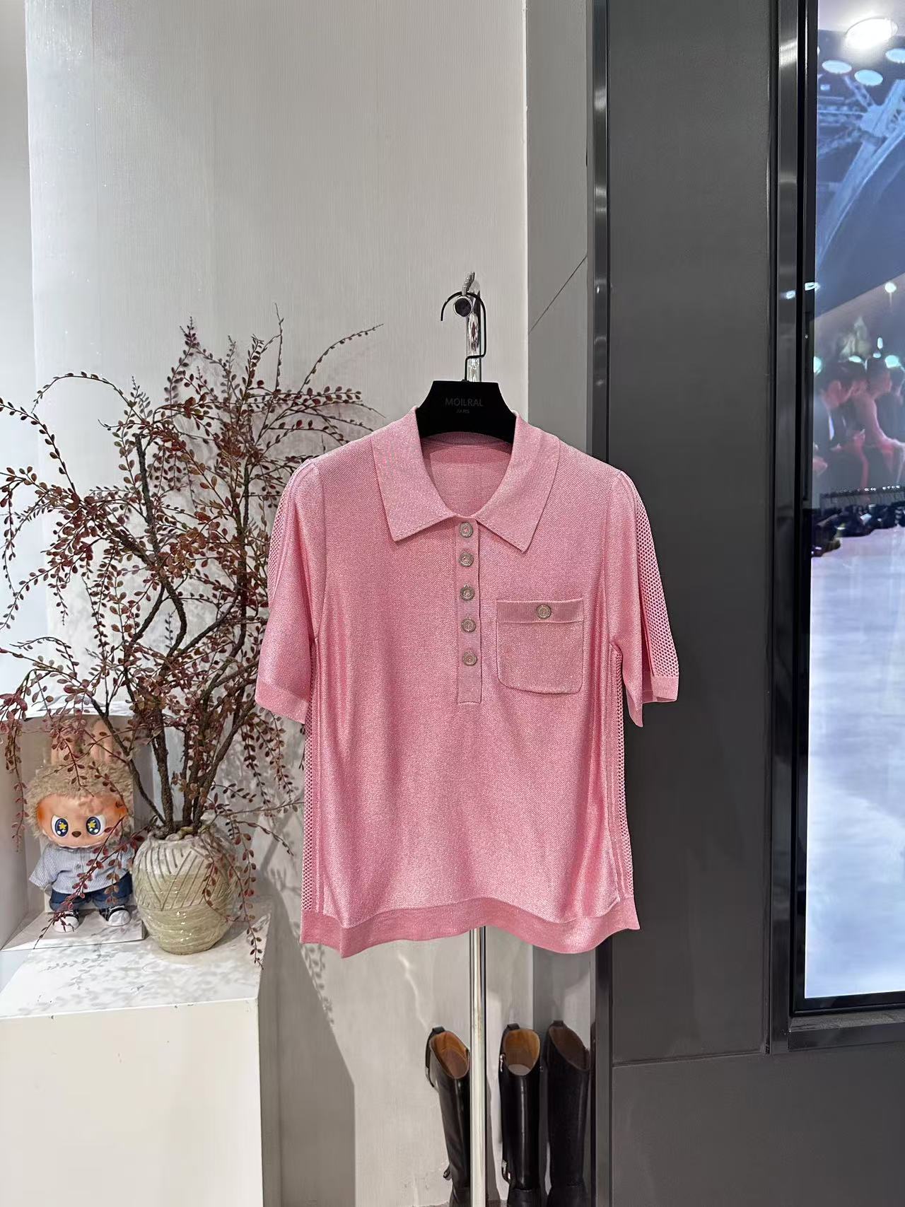 LT上衣polo针织衫时尚休闲夏季翻领女装472