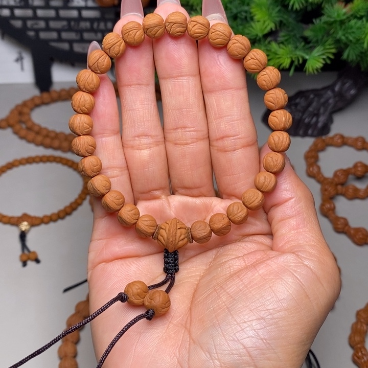 手串桃核玉龙脊手持