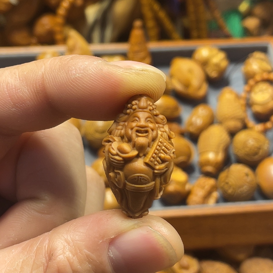 手串/手链橄榄核财神爷959