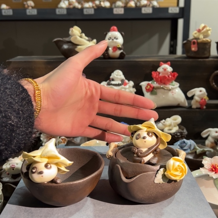 熊猫宝瓶一壶一杯