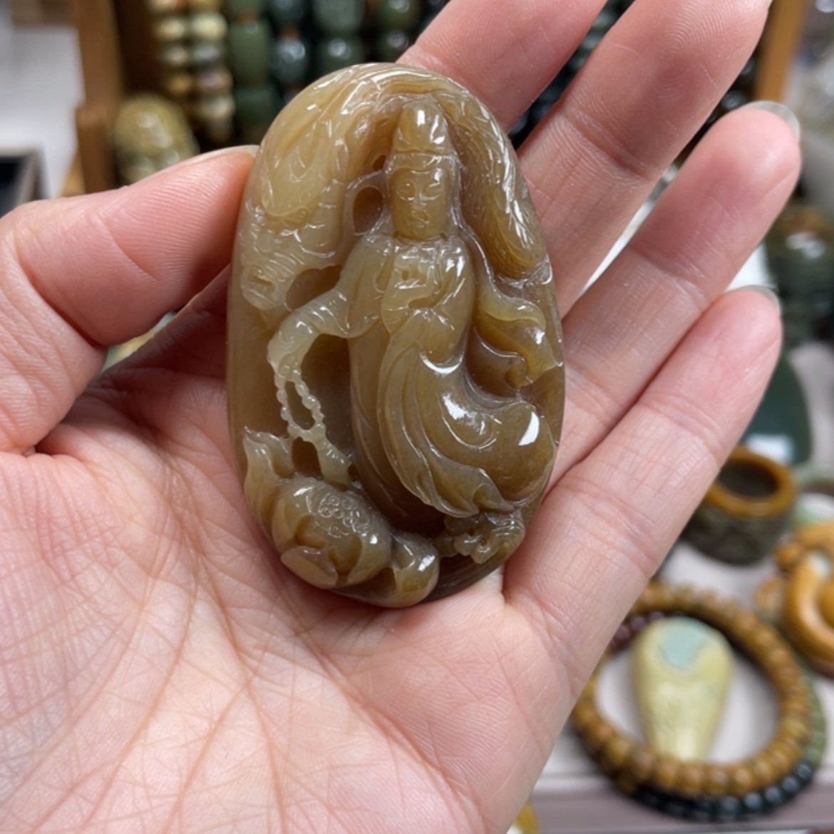 【闪购商品】岫岩老玉（透闪石质玉）挂件未镶嵌